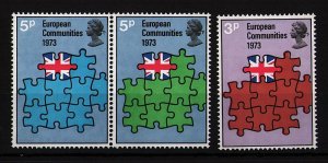 Great Britain 685-687, MNH