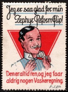 Vintage Denmark Poster Stamp I Am So Happy With My Zephyr Reform Flip!