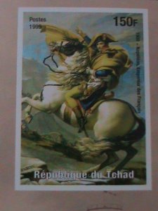 ​CHAD-1999-MILLENIUN-NAPOLEON AT WAR -RARE IMPERF MNH-S/S-VF-LAST ONE