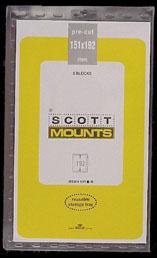 Scott Mounts Clear, 151/192 mm (pkg 5) 00997C