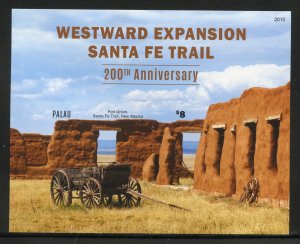 PALAU  2020 WESTWARD EXPANSION 200th ANN  SANTA FE TRAIL IMPERF S/S MINT NH