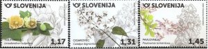 Slovenia 2020 MNH Stamps Scott 1379-1381 Flowers of Trees Fruits