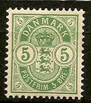 Denmark 43a mint CV $2