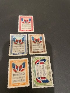 Dominican Republic sc C57-C61 MH comp set