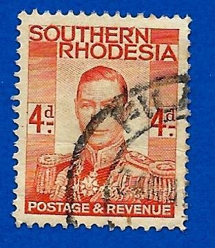 Southern Rhodesia 1937 - U - Scott #45 *