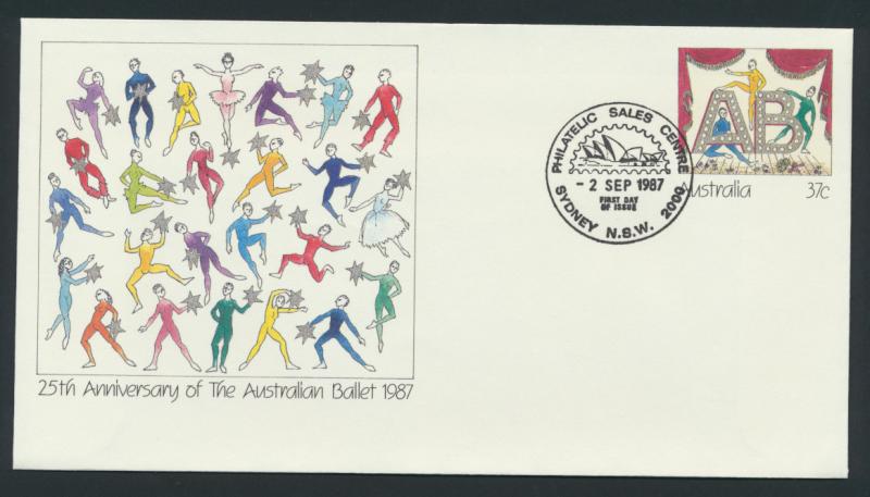 Australia PrePaid Envelope 1987 25th Anniv of Australian Ballet