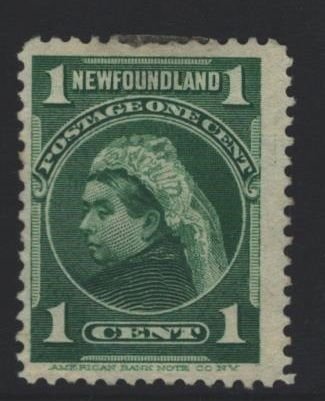 Newfoundland Sc#80 MNG