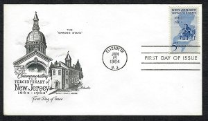 1247 New Jersey Unaddressed Artmaster FDC