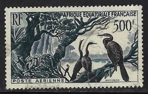 French Equatorial Africa C37 VFU BIRDS 46B