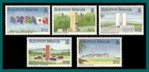 Solomon Islands Stamps 1999 Veterans' Millennium Visit, MNH 889a-889e,SG956-S...