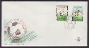Aruba 59-60 Soccer U/A FDC