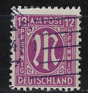 Germany AM Post Scott # 3N8, used