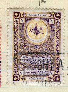 TURKEY; 1890s-1900 classic Local Revenue issue used value