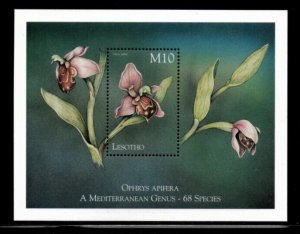 Lesotho 1999 - Orchids - Souvenir Sheet Stamp - Scott #1199 - MNH