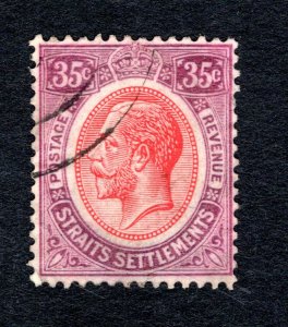 Malaya Straits Settlements SC #197   VF, Used, CV $8.00 .... 6090139