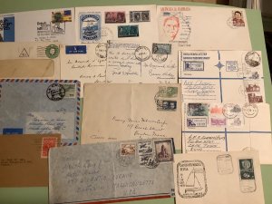 World wide collection of 25  super postal covers Ref A851