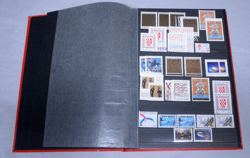 CROATIA Postage Stamps Sheets Album Collection Horvatia 1991-1996 Mint NH