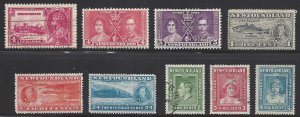 Newfoundland #166 / #241 27ea Stamps Used and Unused No Faults