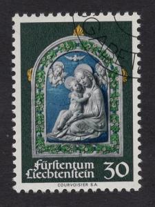 Liechtenstein  #474  1970   cancelled  Christmas