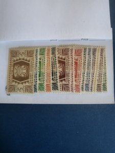 Stamps Wallis and Futuna Scott #127-40 hinged