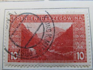 1906 Bosnia & Herzegovina 10h Fine Used Stamp A13P17F25-