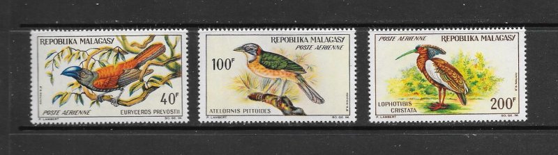 BIRDS - MALAGASY #C72-4  MNH