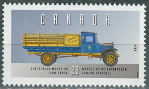 #1605v MNH Canada 1996 Gotfredson Model 20 farm truck (1924)