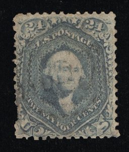 VERY AFFORDABLE GENUINE SCOTT #78 FINE USED TRUE LILAC 1862 NBNC PRINTING #19321