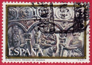 Spain - 1974- Scott #1844 - used - Christmas