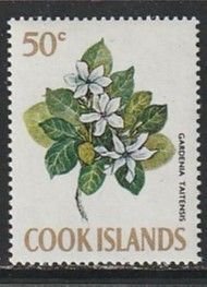 1967 Cook Islands - Sc 215 - MNH VF - 1 single - Gardenia