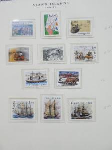 EDW1949SELL : ALAND Beautiful all VF MNH collection virtually complete 1984-2013