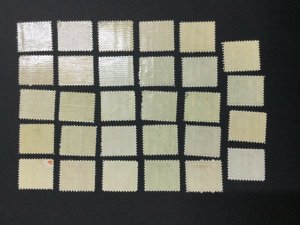 MOMEN: US STAMPS #803-831 MINT OG NH LOT #36836