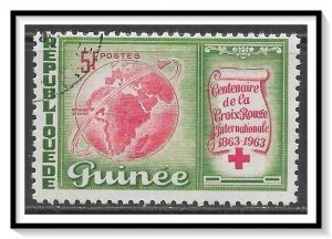 Guinea #309 Red Cross CTO Used