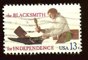 US #1718 13c Blacksmith