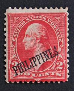 Philippines #214 Error EFO MH Hinge Thin Broken S Variety