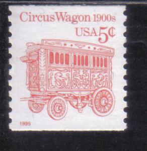  2452D - .05 Circus Wagon mnh vf.