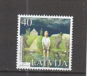 Latvia  Scott#  553  MNH  (2002 Janis Jaunsudrabins)