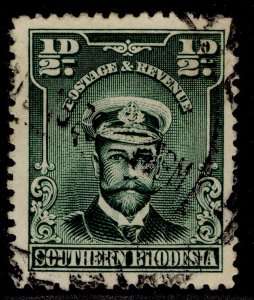 SOUTHERN RHODESIA GV SG1, ½d blue-green, FINE USED. 