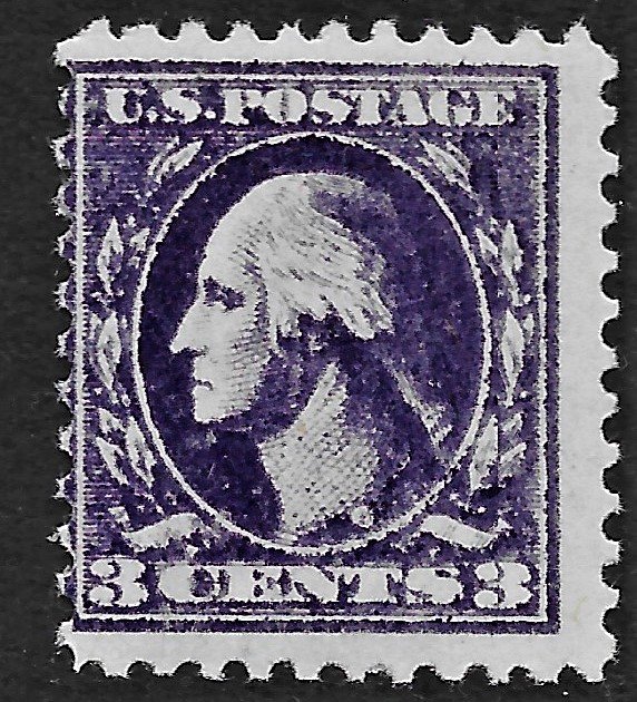 1918 US 530a double impression, Cat. Val. $40.00.