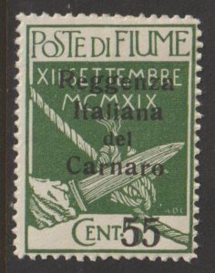 Fiume SC  116 Mint  Hinged