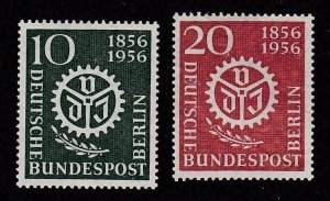 Germany - Berlin # 9N140-141, Engineers Society Emblem, Unused, 1/3 Cat.