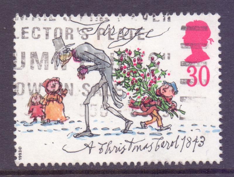 GB Scott 1530 - SG1792, 1993 Christmas 30p used