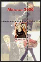 Angola 2000 Millennium 2000 - Marilyn Monroe perf s/sheet...