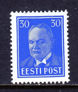 ESTONIA — SCOTT 131 — 1939 30S ULTRA PRESIDENT KONSTANTIN PÄTS — MH — SCV $16