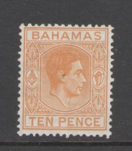 Bahamas 1938 King George VI  Scott # 109 MH