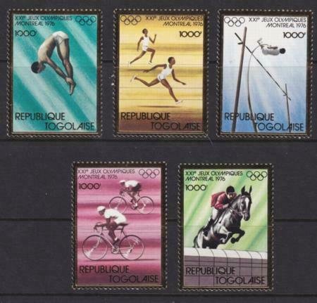 Togo 1976 SC 923A-923E MNH Set Olympics