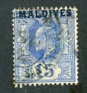 wxx151 Maldives 1906 scott #5 used cat.$125 (offers welcome)