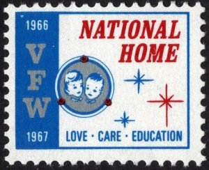 VFW National Home Single (1966-67) MNH