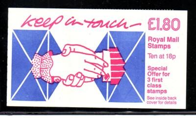 Great Britain Sc BK711 £1.80 In Touch bklt mint NH