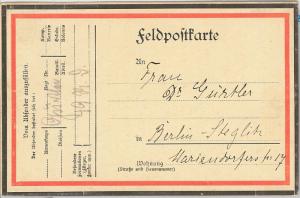 50849  -  POLAND Polska -  POSTAL HISTORY -  soldier's FIELD MAIL postcard 1914